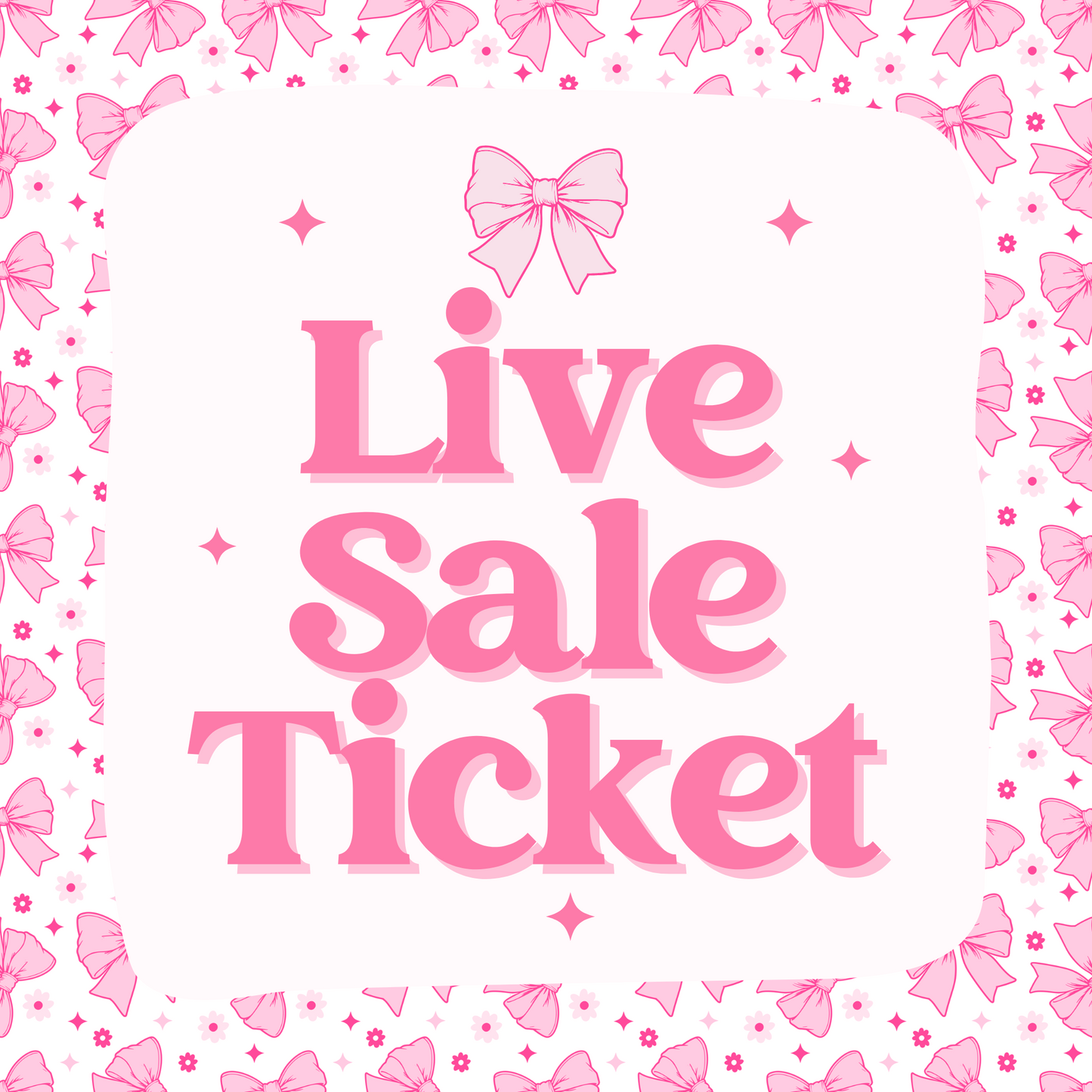 TikTok LIVE SALE Deposit - Wednesday 8th October 6PM